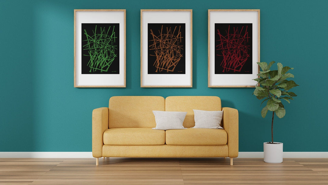 Abstract Wall Art - Abstract Wall Art Eman Exclusively From Cyril Caesar at Miami Abstract Inc.