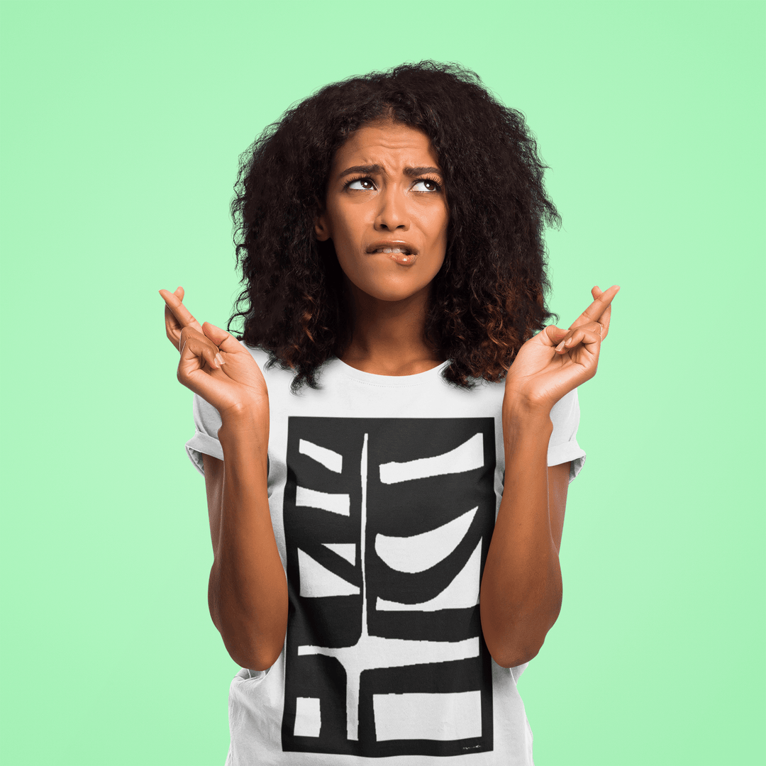 Abstract T-Shirt - Abstract T-Shirt BI - 500 in Black or White at Miami Abstract Inc.