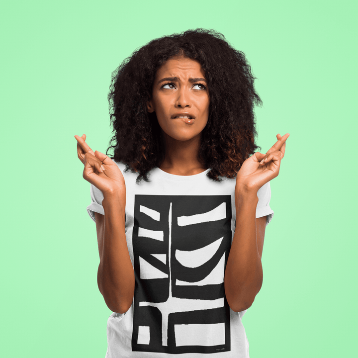 Abstract T-Shirt - Abstract T-Shirt BI - 500 in Black or White at Miami Abstract Inc.