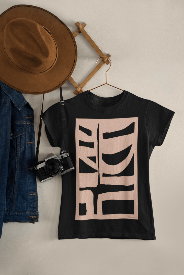 Abstract T-Shirt - Abstract T-Shirt BI - 500 in Black or White at Miami Abstract Inc.