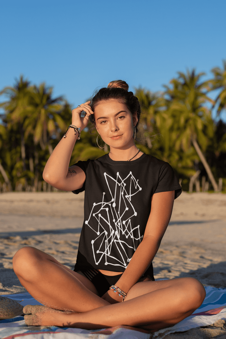 Abstract T-Shirt - Abstract T-Shirt MBC Color Fill in Black or White Cotton or Polyester at Miami Abstract Inc.