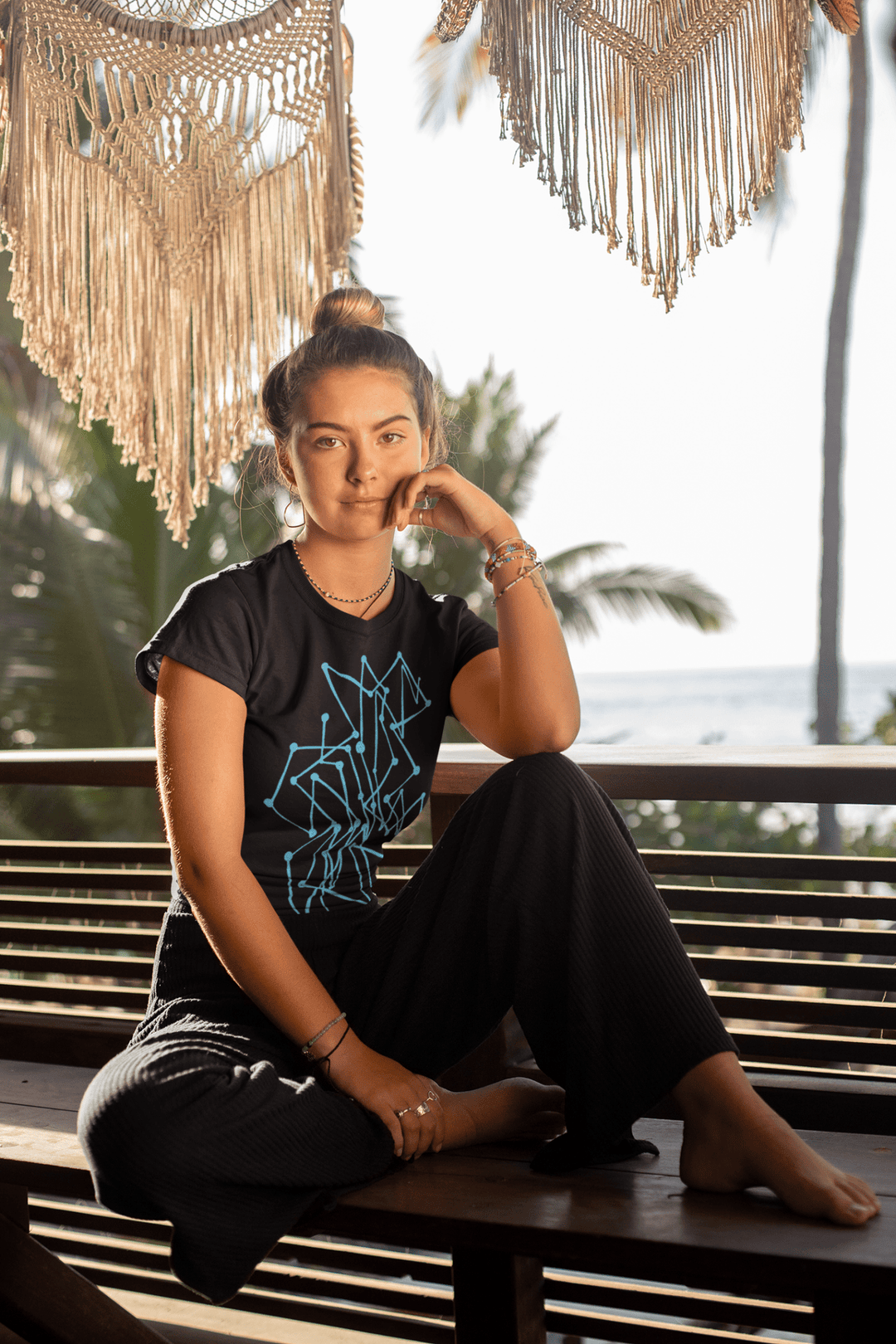 Abstract T-Shirt - Abstract T-Shirt MBC Color Fill in Black or White Cotton or Polyester at Miami Abstract Inc.
