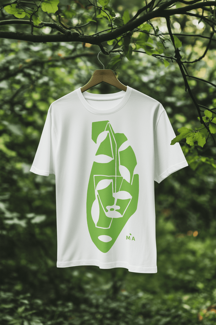 Abstract T-Shirt - Abstract T-Shirt Tranquil in Black or White at Miami Abstract Inc.