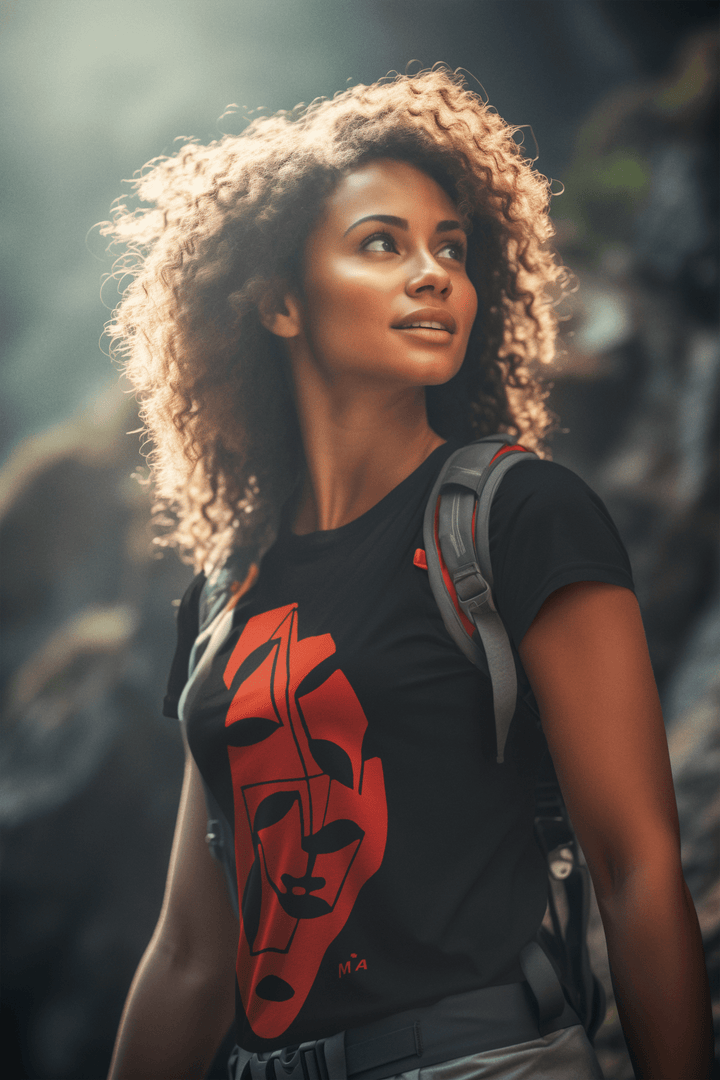 Abstract T-Shirt - Abstract T-Shirt Tranquil in Black or White at Miami Abstract Inc.