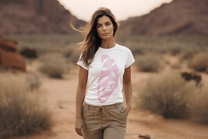 Abstract T-Shirt - Abstract T-Shirt Tranquil in Black or White at Miami Abstract Inc.