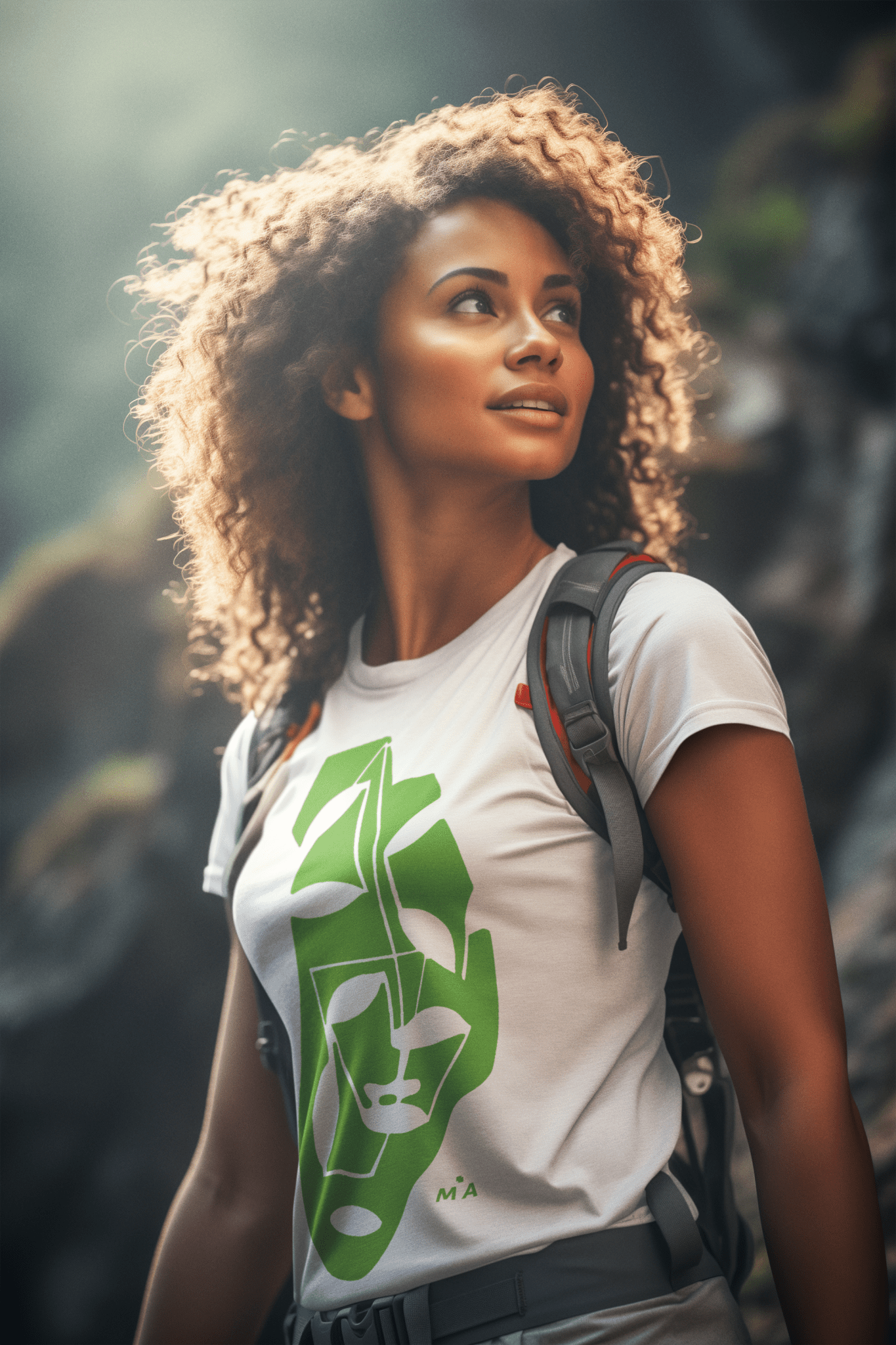 Abstract T-Shirt - Abstract T-Shirt Tranquil in Black or White at Miami Abstract Inc.
