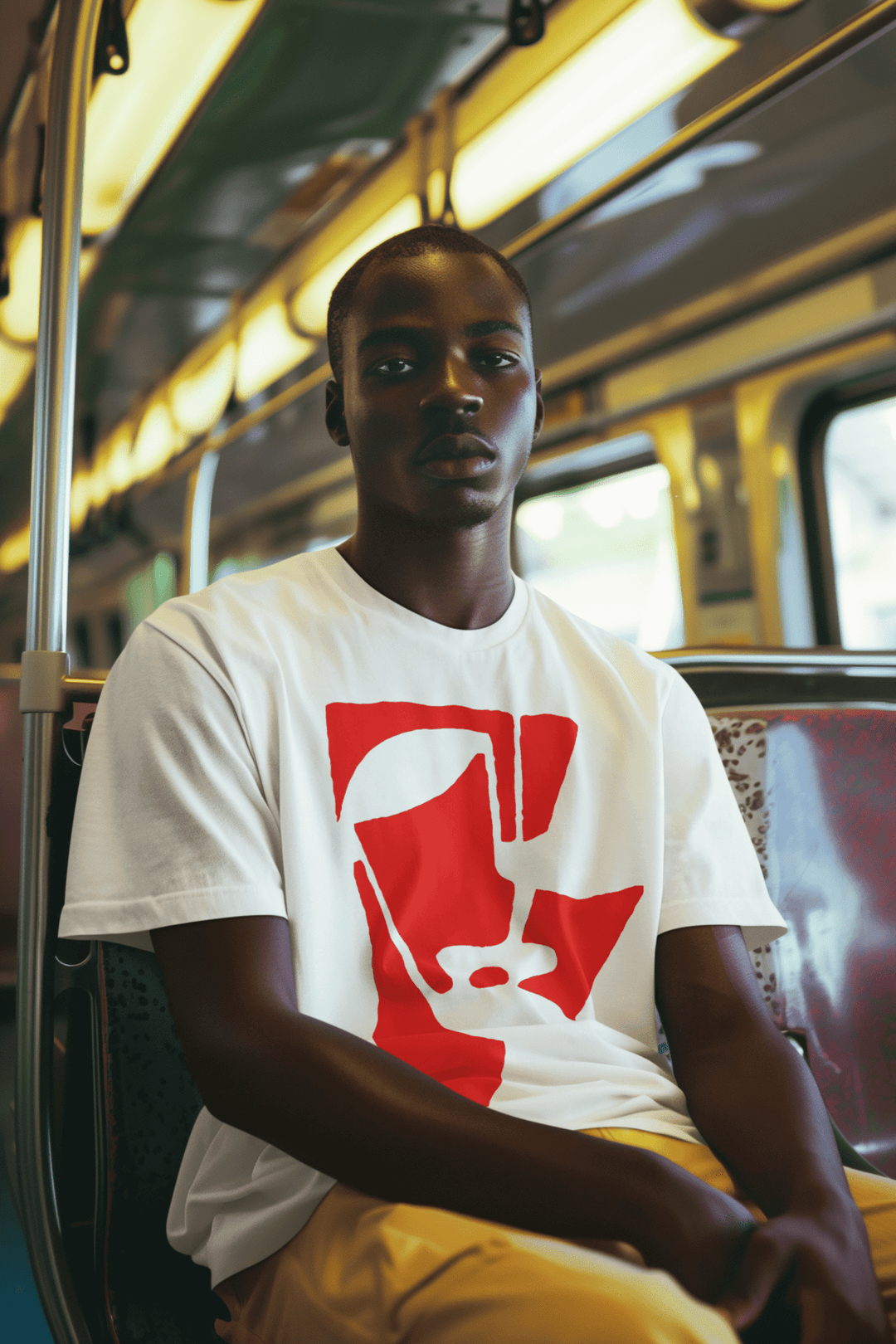 Abstract T-Shirt - Abstract T-Shirt XT5 in Black or White at Miami Abstract Inc.