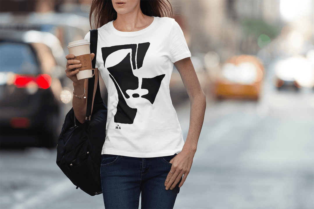 Abstract T-Shirt - Abstract T-Shirt XT5 in Black or White at Miami Abstract Inc.