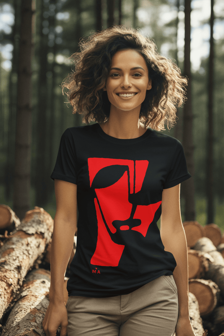 Abstract T-Shirt - Abstract T-Shirt XT5 in Black or White at Miami Abstract Inc.