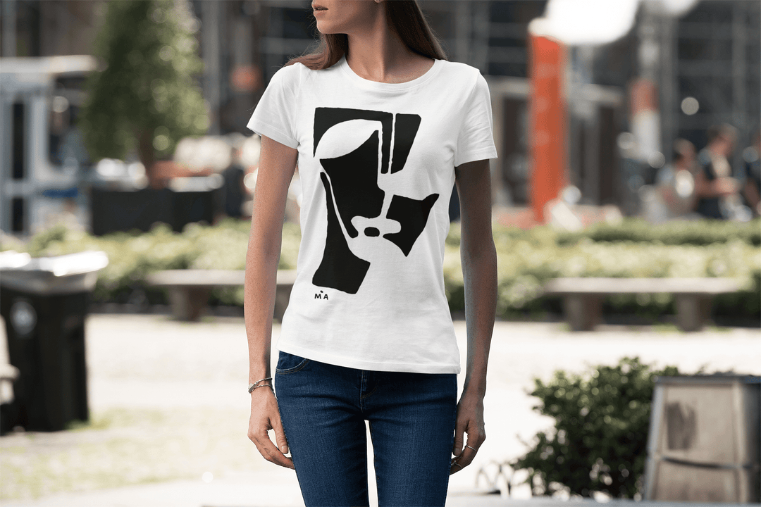 Abstract T-Shirt - Abstract T-Shirt XT5 in Black or White at Miami Abstract Inc.