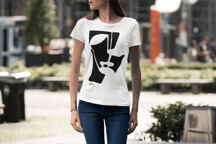 Abstract T-Shirt - Abstract T-Shirt XT5 in Black or White at Miami Abstract Inc.