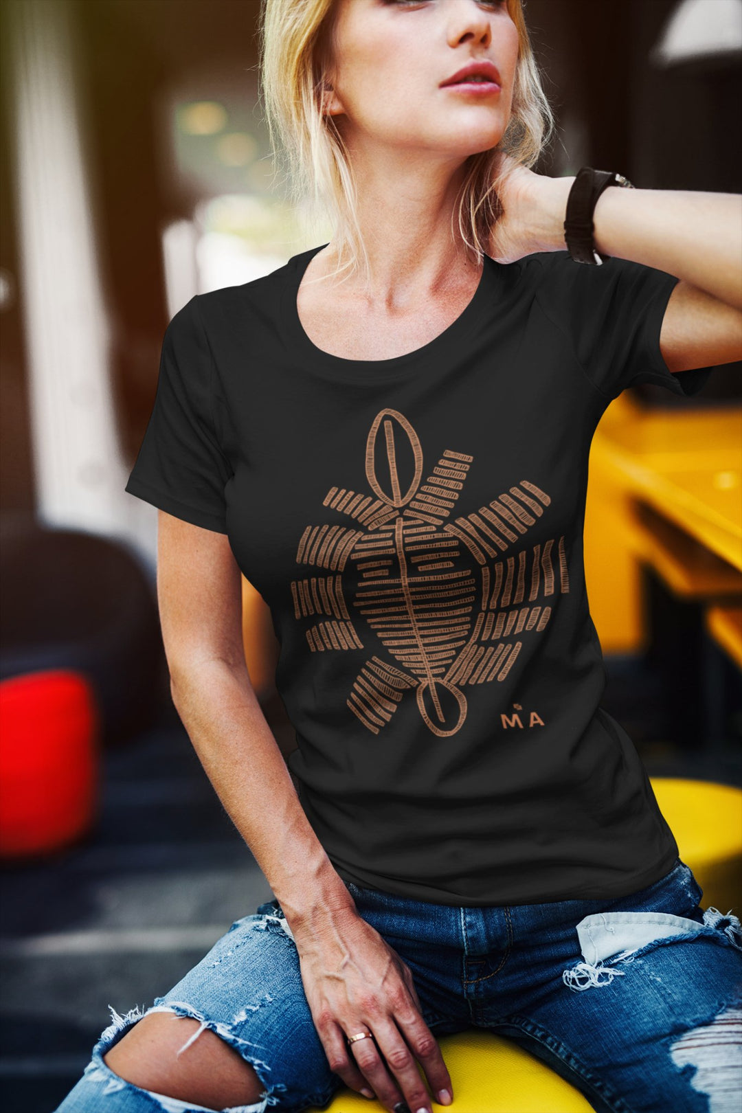 Abstract T-Shirt - Bloom - Abstract T-Shirt at Miami Abstract Inc.