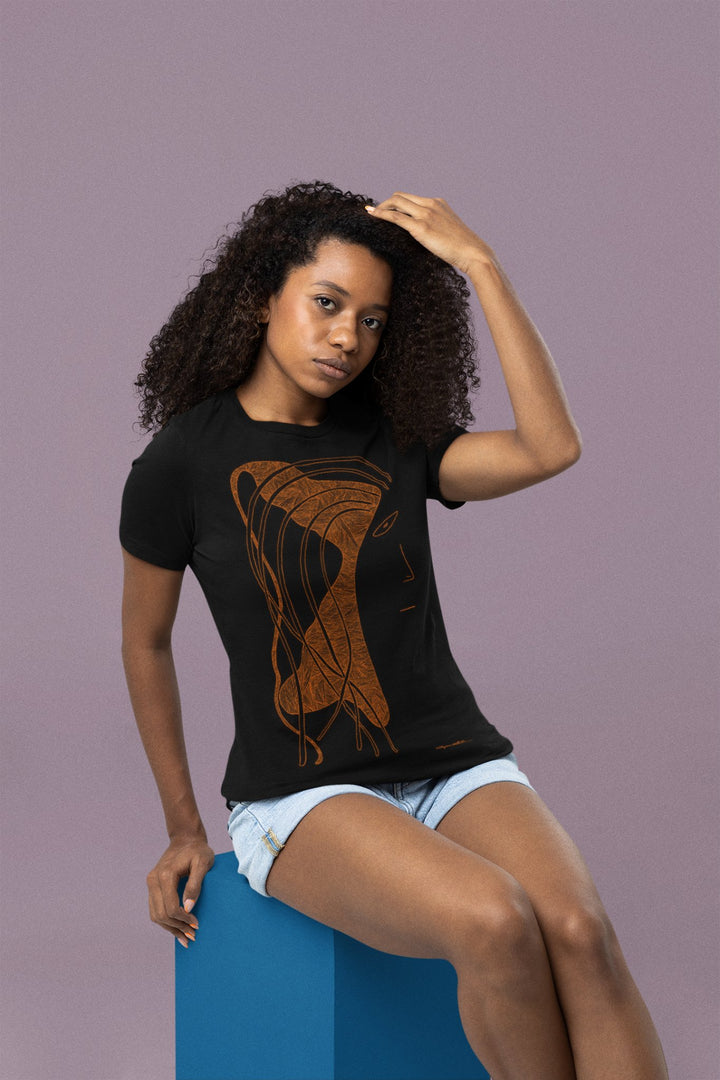 Abstract T-Shirt - Clair - Abstract T-Shirt Exclusively From Cyril Caesar at Miami Abstract Inc.