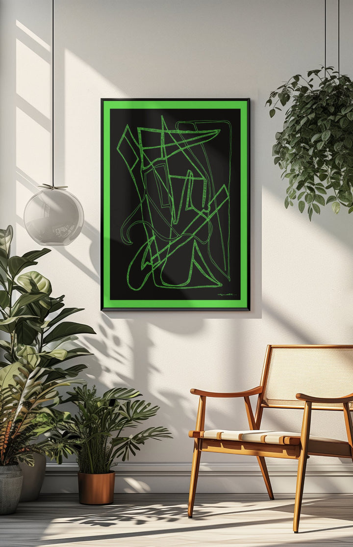 Abstract Wall Art - Abstract Wall Art Crisper exclusively from Miami Abstract at Miami Abstract Inc.