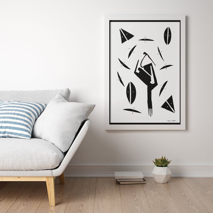 Abstract Wall Art - Abstract Wall Art Printed on Canvas Bala at Miami Abstract Inc.