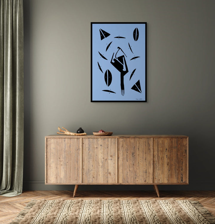 Abstract Wall Art - Abstract Wall Art Printed on Canvas Bala at Miami Abstract Inc.