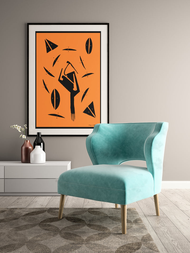 Abstract Wall Art - Abstract Wall Art Printed on Canvas Bala at Miami Abstract Inc.