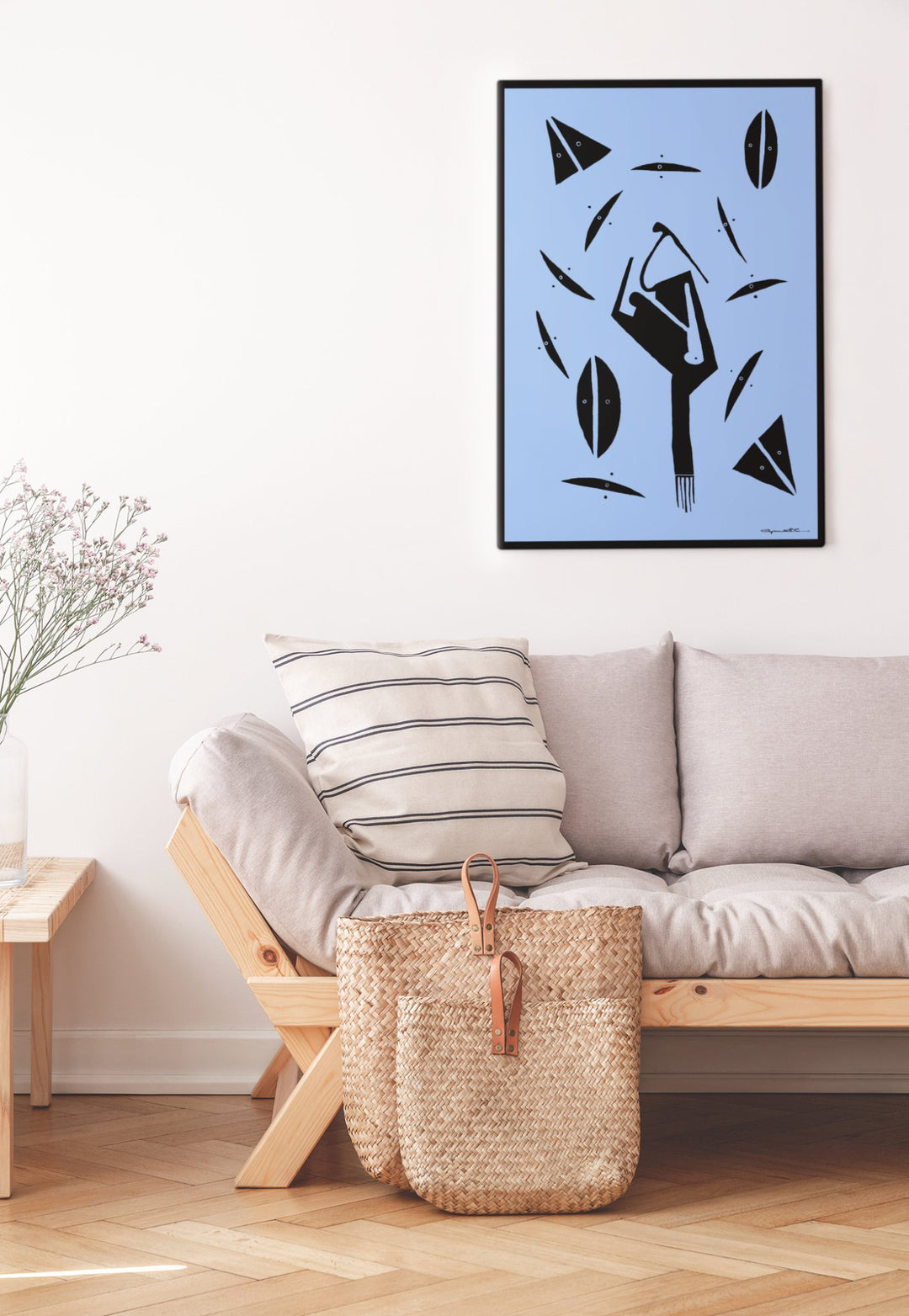 Abstract Wall Art - Abstract Wall Art Printed on Canvas Bala at Miami Abstract Inc.