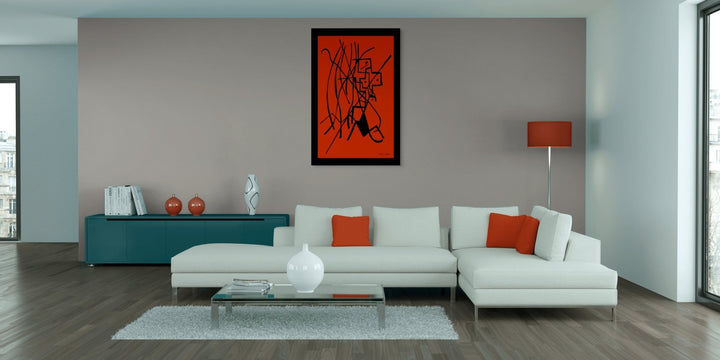 Abstract Wall Art - Abstract Wall Art Printed on Canvas Clason at Miami Abstract Inc.