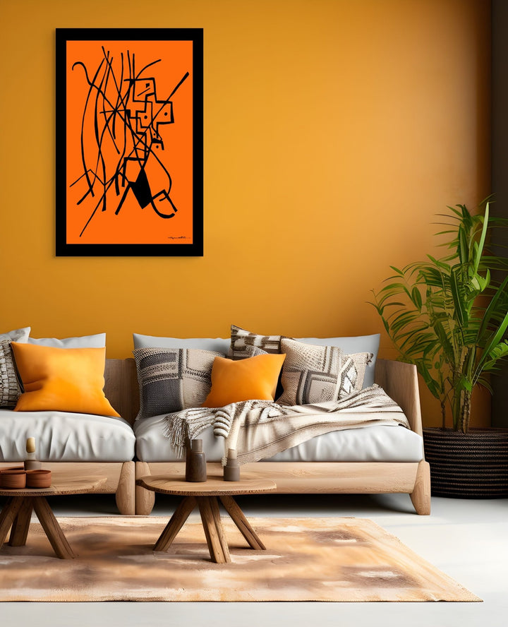 Abstract Wall Art - Abstract Wall Art Printed on Canvas Clason at Miami Abstract Inc.