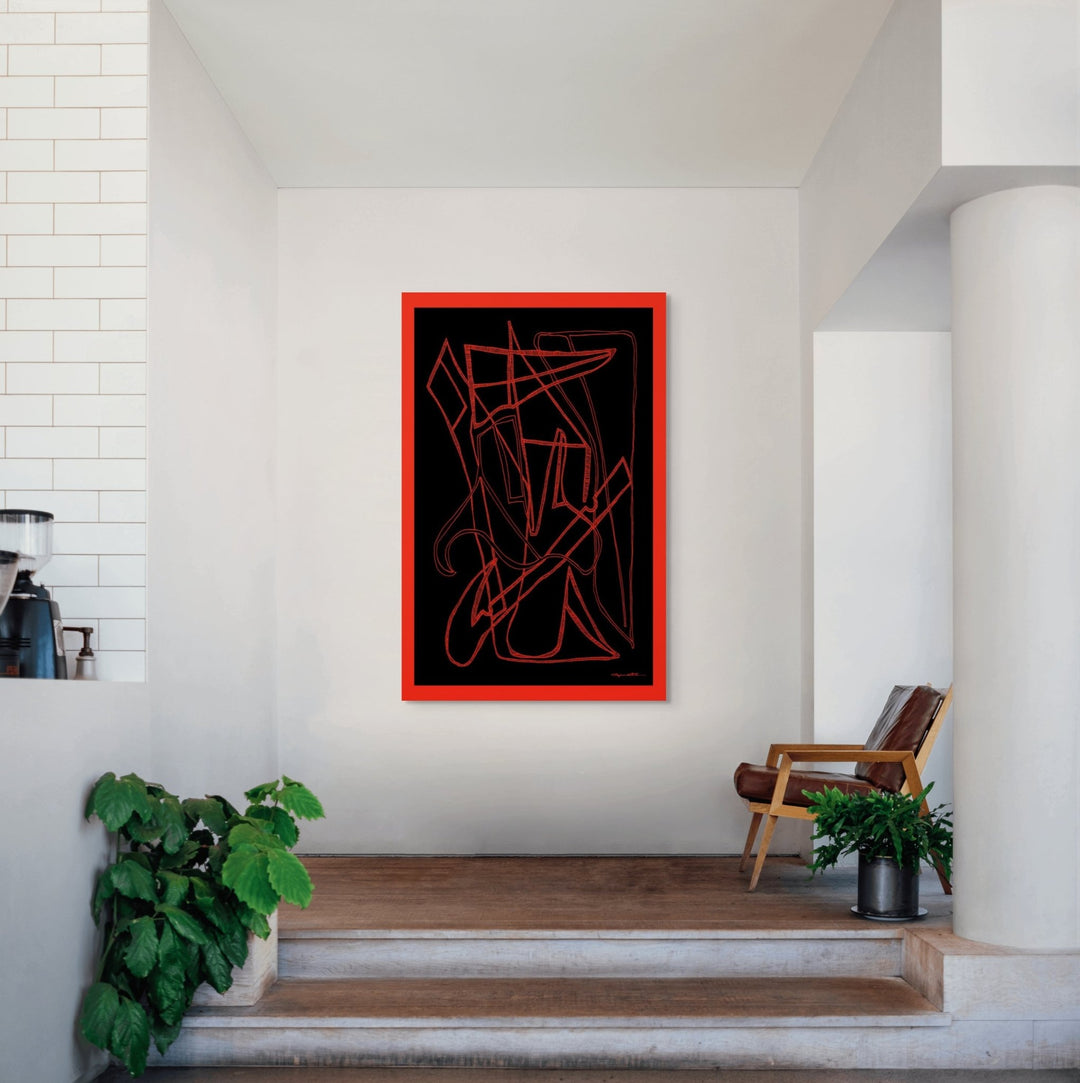 Abstract Wall Art - Abstract Wall Art Printed on Canvas Crisper exclusively from Miami Abstract at Miami Abstract Inc.