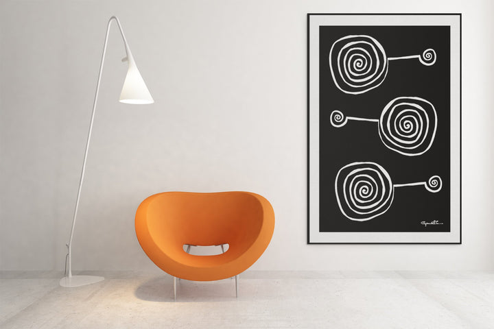 Abstract Wall Art - Abstract Wall Art Printed on Canvas Lollypops at Miami Abstract Inc.