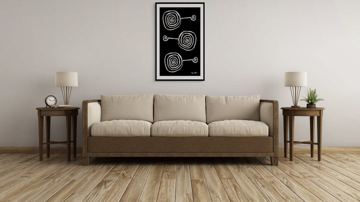 Abstract Wall Art - Abstract Wall Art Printed on Canvas Lollypops at Miami Abstract Inc.