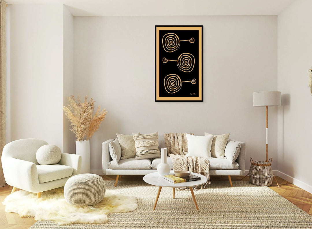 Abstract Wall Art - Abstract Wall Art Printed on Canvas Lollypops at Miami Abstract Inc.