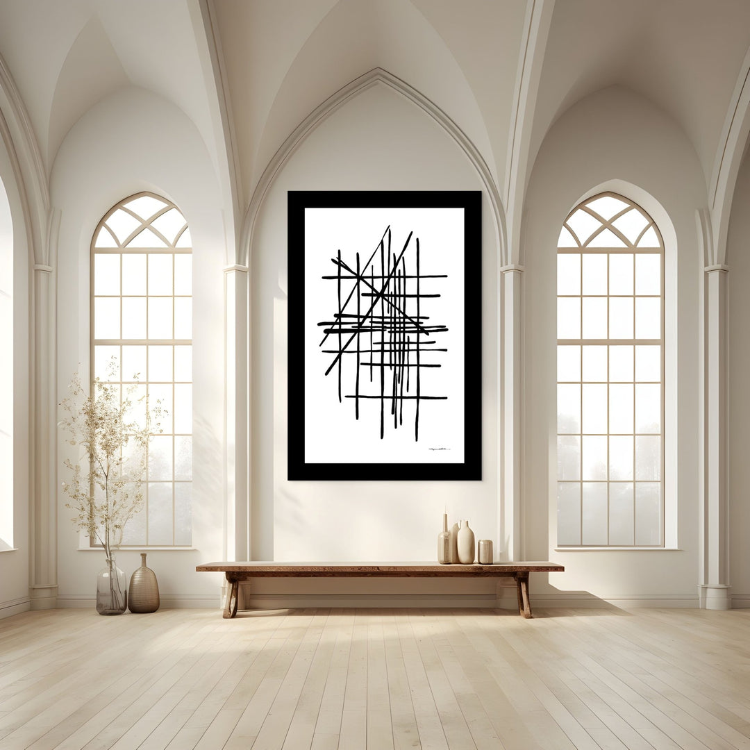 Abstract Wall Art - Abstract Wall Art Printed on Canvas Nfear Full Color at Miami Abstract Inc.