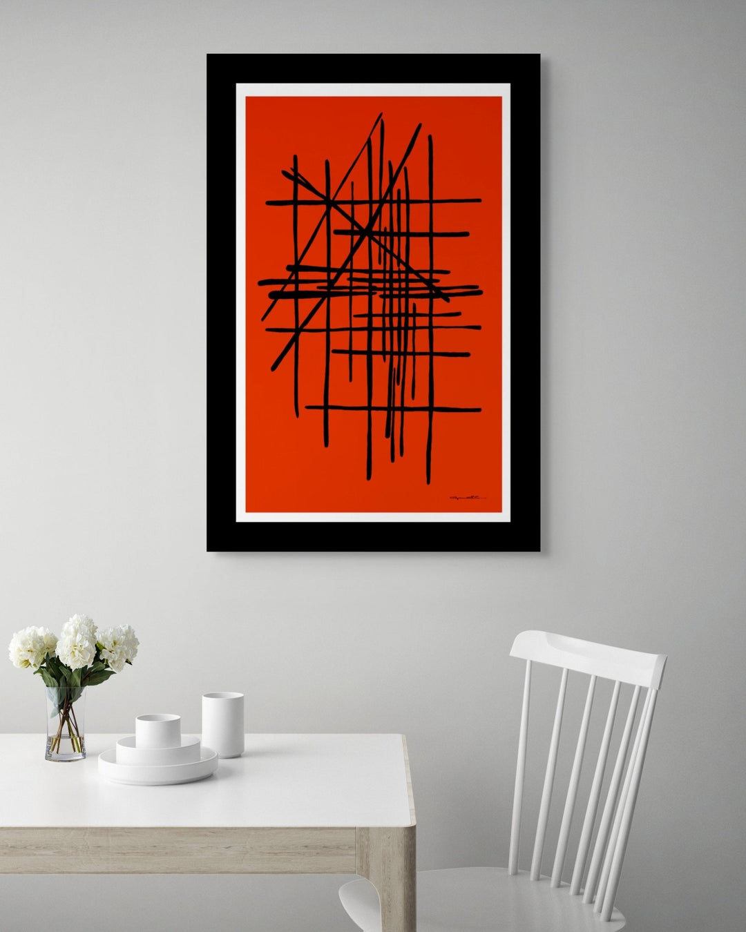 Abstract Wall Art - Abstract Wall Art Printed on Canvas Nfear Full Color at Miami Abstract Inc.
