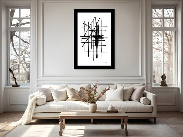 Abstract Wall Art - Abstract Wall Art Printed on Canvas Nfear Full Color at Miami Abstract Inc.