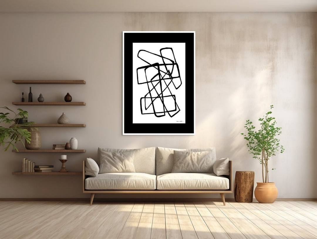 Abstract Wall Art - Abstract Wall Art Printed on Canvas Pclp at Miami Abstract Inc.