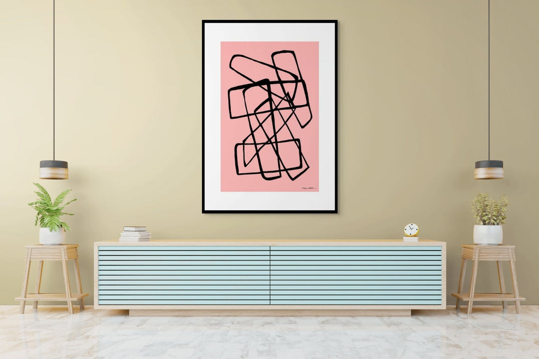 Abstract Wall Art - Abstract Wall Art Printed on Canvas Pclp at Miami Abstract Inc.