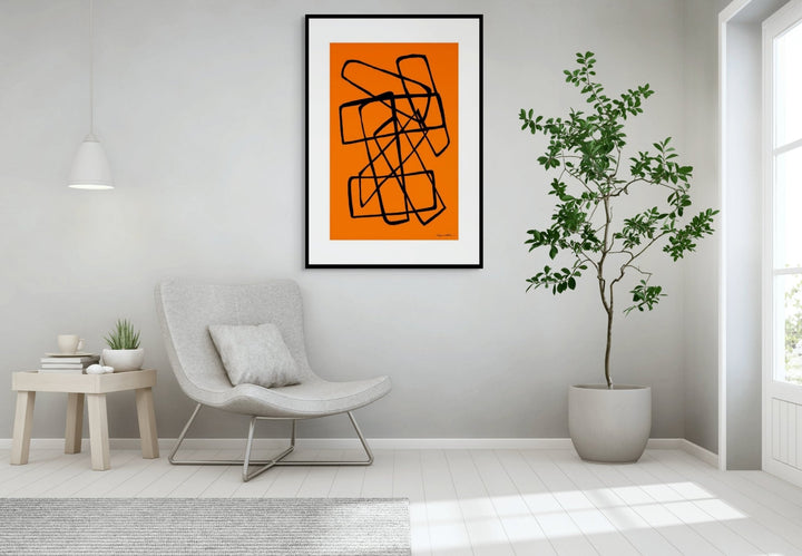 Abstract Wall Art - Abstract Wall Art Printed on Canvas Pclp at Miami Abstract Inc.