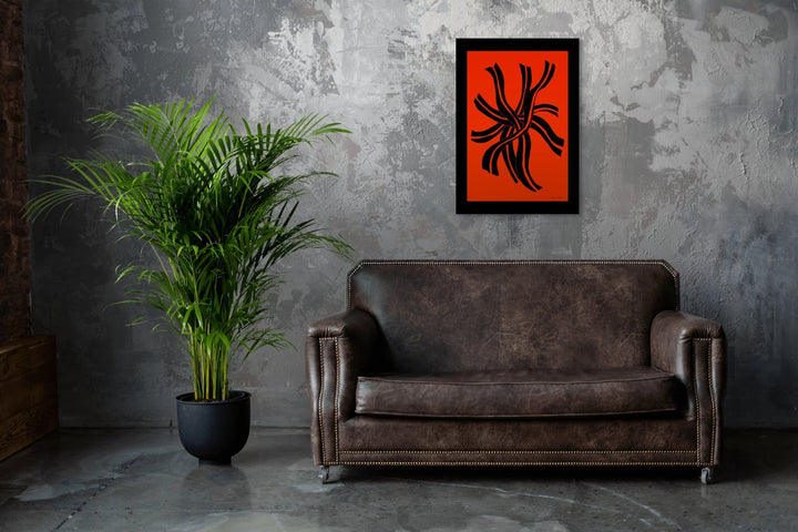 Abstract Wall Art - Abstract Wall Art Printed on Canvas Roads at Miami Abstract Inc.