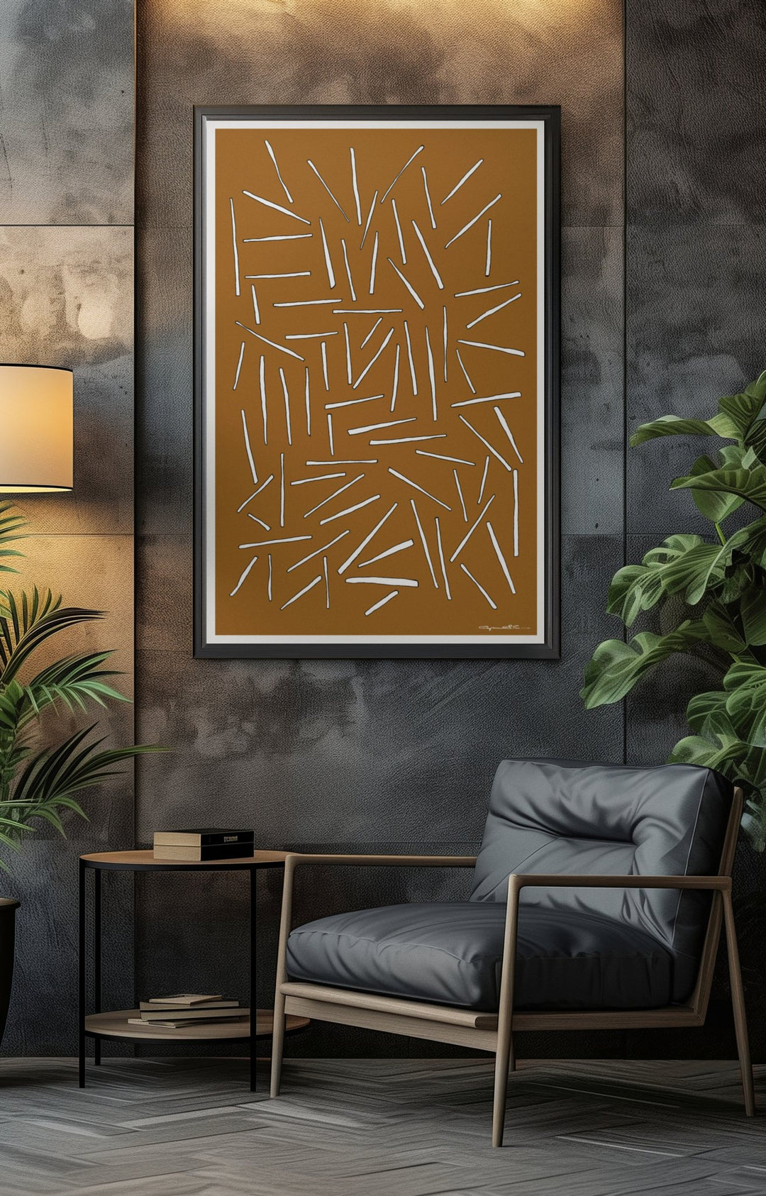 Abstract Wall Art - Abstract Wall Art - Sticks at Miami Abstract Inc.