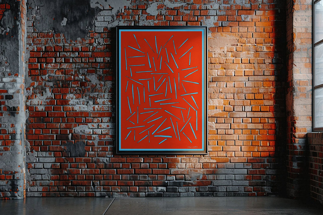 Abstract Wall Art - Abstract Wall Art - Sticks at Miami Abstract Inc.