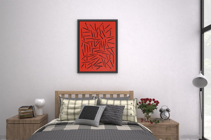 Abstract Wall Art - Abstract Wall Art - Sticks at Miami Abstract Inc.