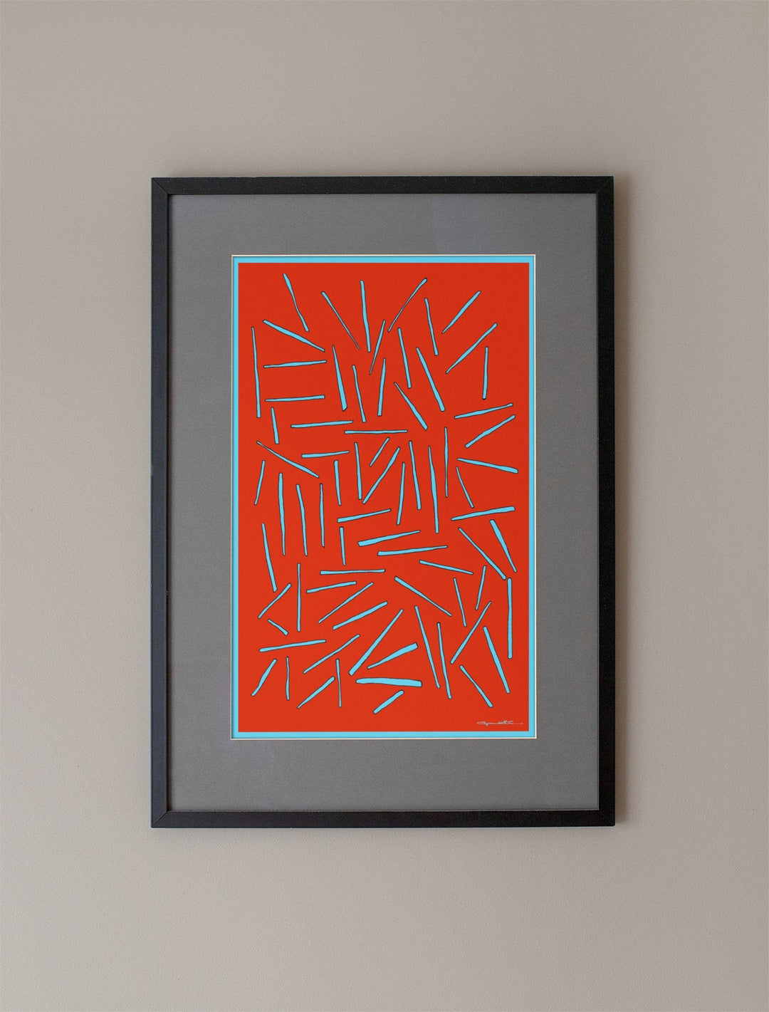 Abstract Wall Art - Abstract Wall Art - Sticks at Miami Abstract Inc.