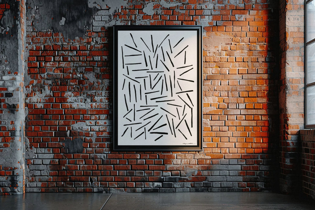 Abstract Wall Art - Abstract Wall Art - Sticks at Miami Abstract Inc.