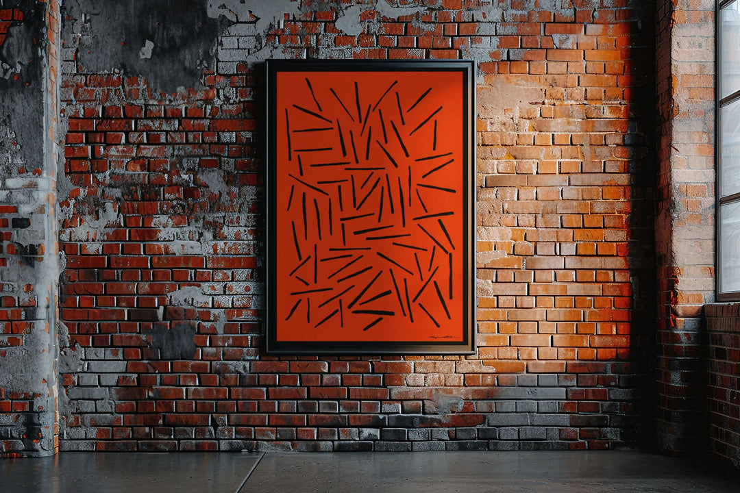 Abstract Wall Art - Abstract Wall Art - Sticks at Miami Abstract Inc.