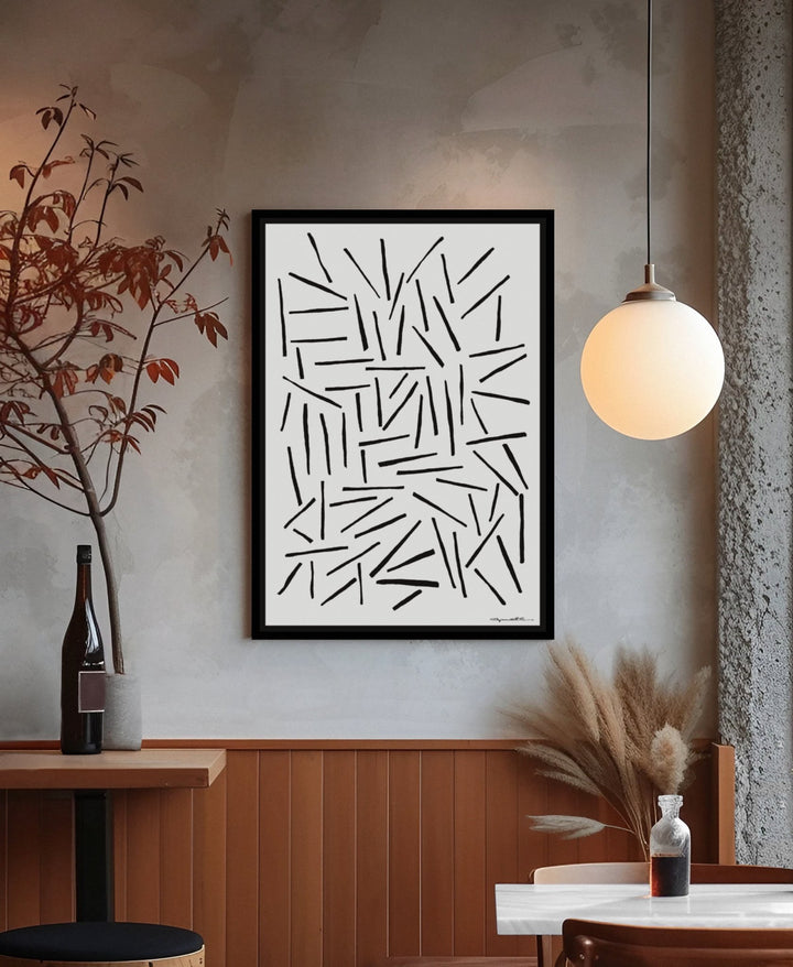 Abstract Wall Art - Abstract Wall Art - Sticks at Miami Abstract Inc.