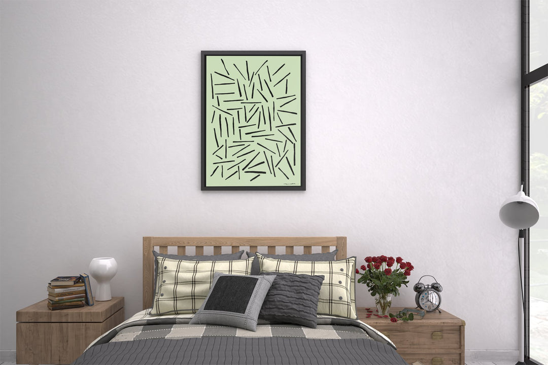 Abstract Wall Art - Abstract Wall Art - Sticks at Miami Abstract Inc.