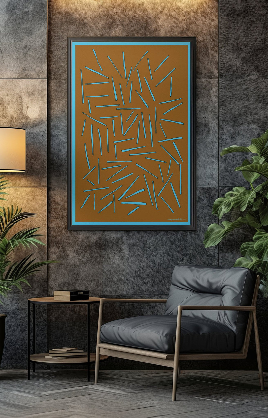 Abstract Wall Art - Abstract Wall Art - Sticks at Miami Abstract Inc.