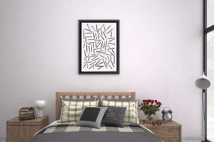 Abstract Wall Art - Abstract Wall Art - Sticks at Miami Abstract Inc.