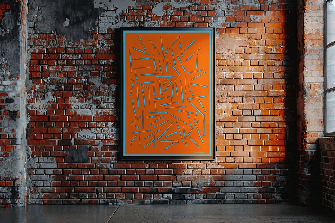 Abstract Wall Art - Abstract Wall Art - Sticks at Miami Abstract Inc.