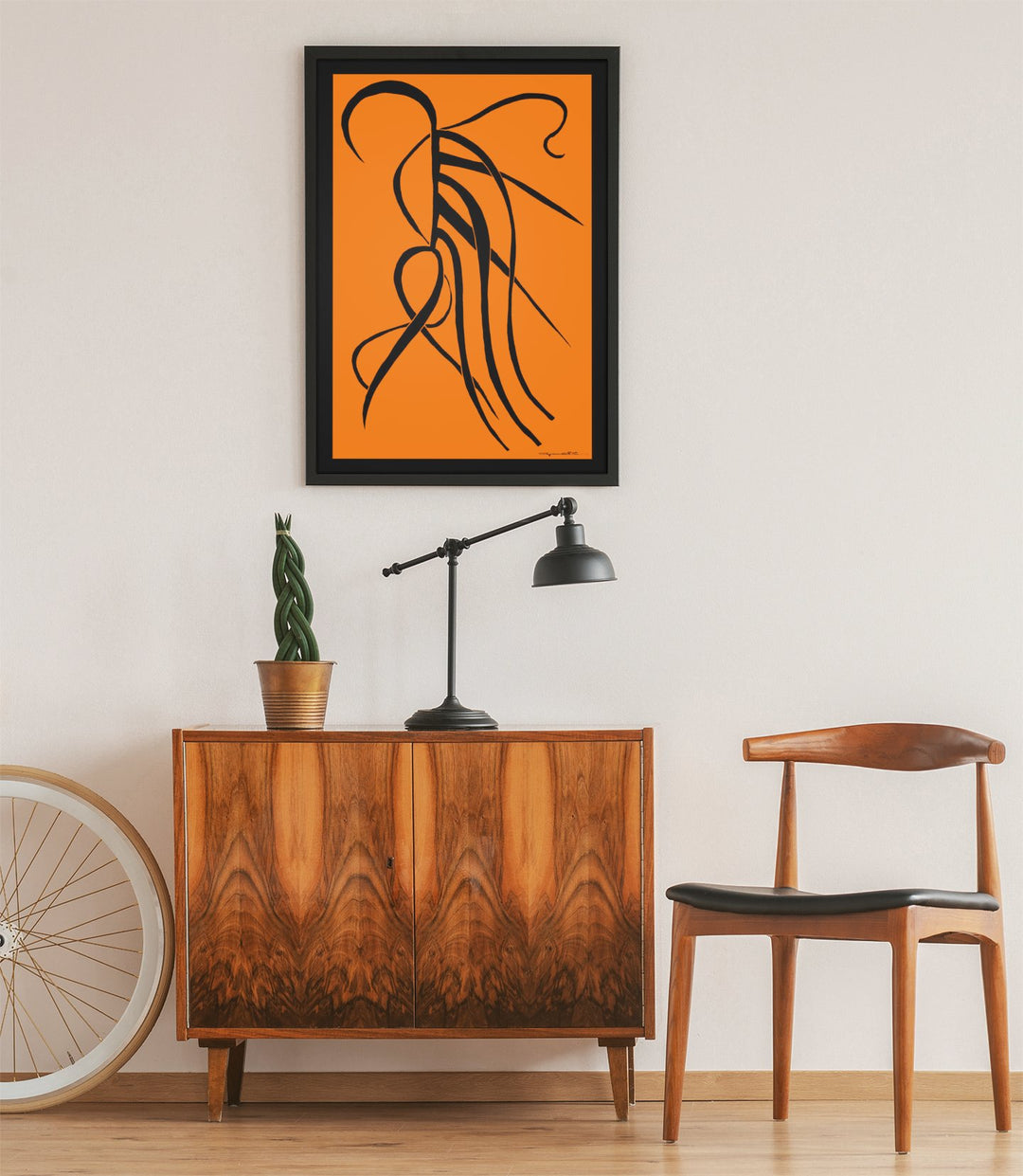 Abstract Wall Art - kthat Color Fill With Black Borders by Cyril Caesar. at Miami Abstract Inc.