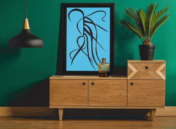 Abstract Wall Art - kthat Color Fill With Black Borders by Cyril Caesar. at Miami Abstract Inc.