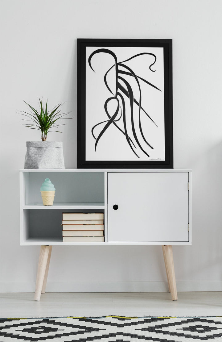 Abstract Wall Art - kthat Color Fill With Black Borders by Cyril Caesar. at Miami Abstract Inc.