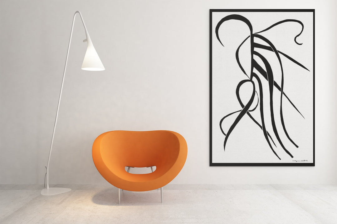 Abstract Wall Art - kthat Color Fill With Black Borders by Cyril Caesar. at Miami Abstract Inc.